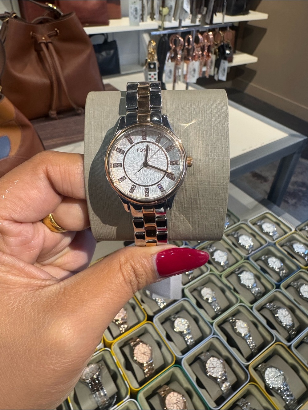 Fossil Watches in two tone